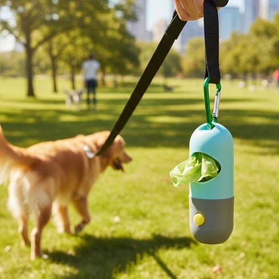 Obrázek z Zásobník se sáčky na psí exkrementy s osvětlením