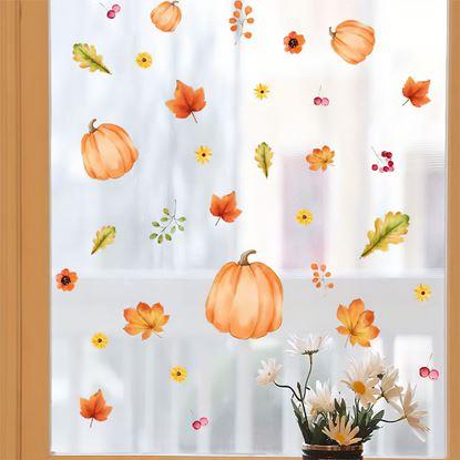 Obrázek Přilnavé samolepky na okno - podzimní nálada