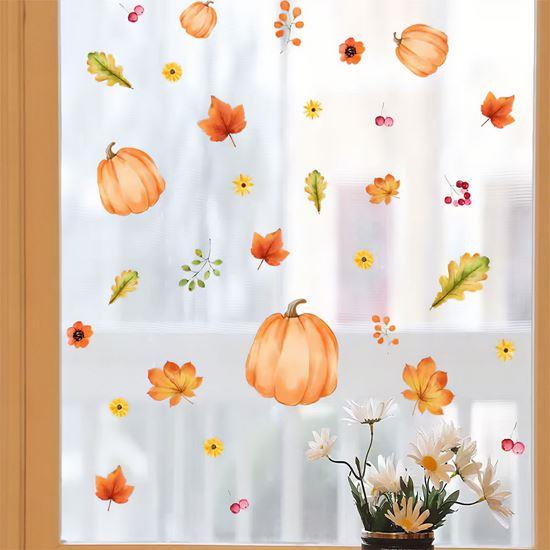 Obrázek z Přilnavé samolepky na okno - podzimní nálada