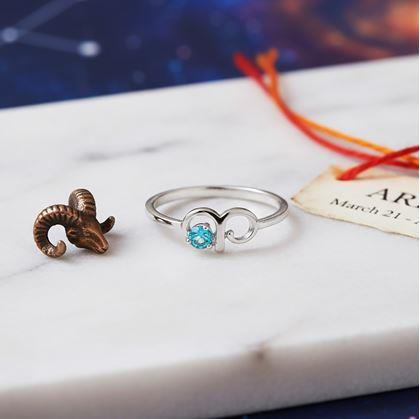 Obrázek z Nastavitelný prstýnek znamení - beran