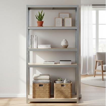 Obrázek z Kovový regál 5 polic