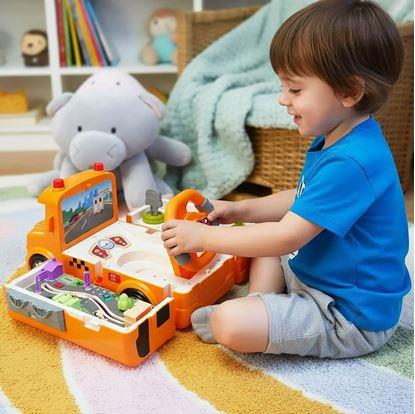 Obrázek Interaktivní rozkládací autobus s volantem