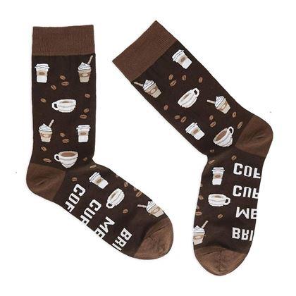 Obrázek z Ponožky - Přines mi kávu anglické