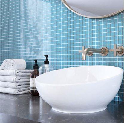 Obrázek Skleněná mozaika na mřížce 30 x 30 cm