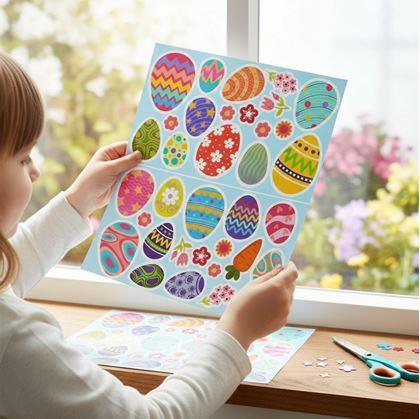 Obrázek z Velikonoční samolepky na okno 35 ks