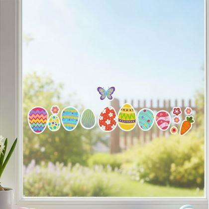 Obrázek z Velikonoční samolepky na okno 35 ks