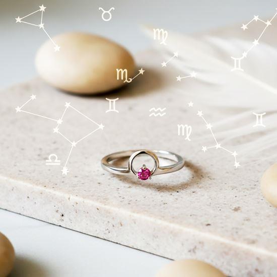 Obrázek z Nastavitelný prstýnek znamení - váhy