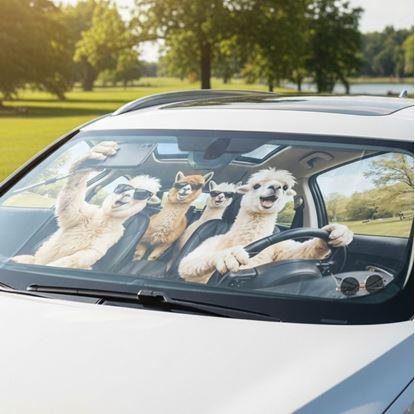 Obrázek Protisluneční clona do auta s přísavkami