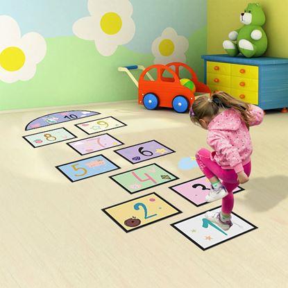 Obrázek Samolepky na podlahu - skákací panák