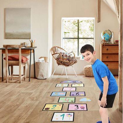 Obrázek z Samolepky na podlahu - skákací panák