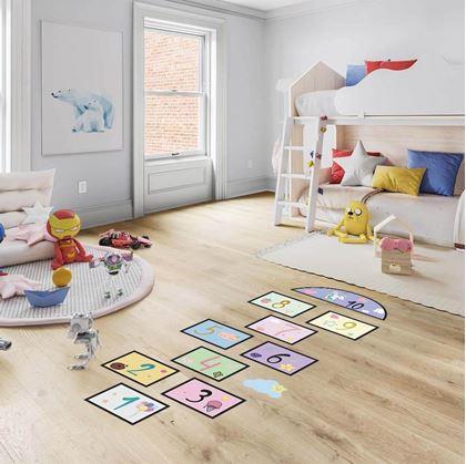 Obrázek z Samolepky na podlahu - skákací panák