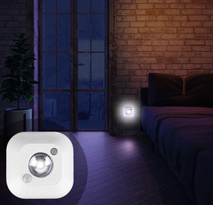 Obrázek Noční LED světlo na baterie se senzorem pohybu