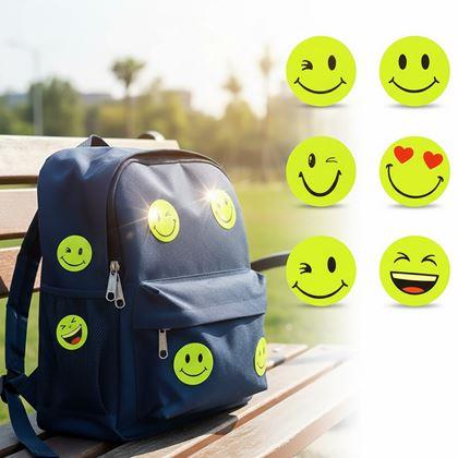 Obrázek z Reflexní samolepky smajlíci 6 ks