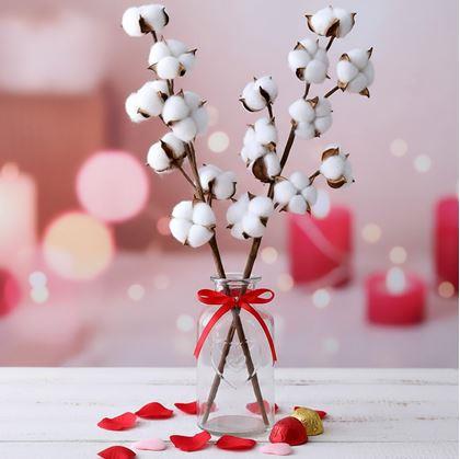 Obrázek z Umělá větvička bavlníku 
