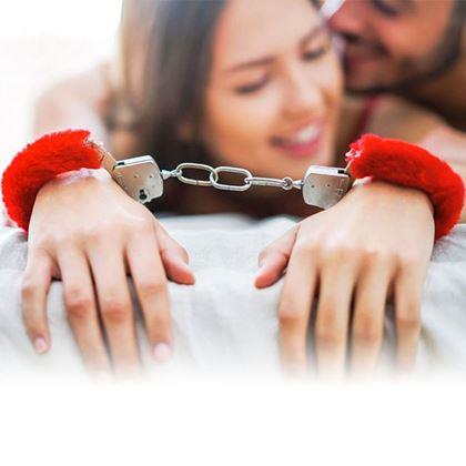 Obrázek z Plyšová pouta - červená