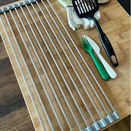 Obrázek z Skládací odkapávač na nádobí - 50,5 × 20 cm