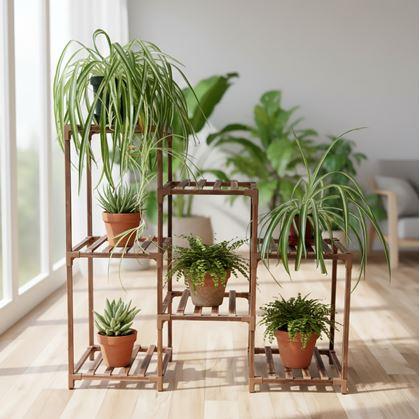 Obrázek z Dřevěný stojan na květiny