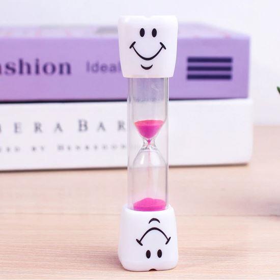 Obrázek z Přesýpací hodiny na čištění zubů - růžové