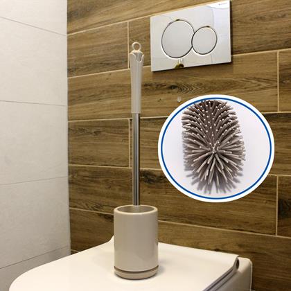 Obrázek z Rychleschnoucí WC štětka - béžová