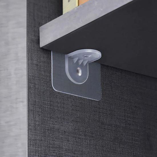 Obrázek z Nalepovací držák na poličku 10 ks