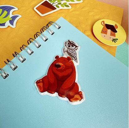 Obrázek Vypouklé samolepky se zvířátky