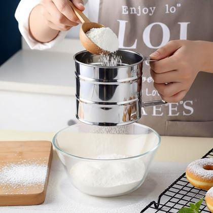 Obrázek z Nerezové kuchyňské sítko s odměrkou