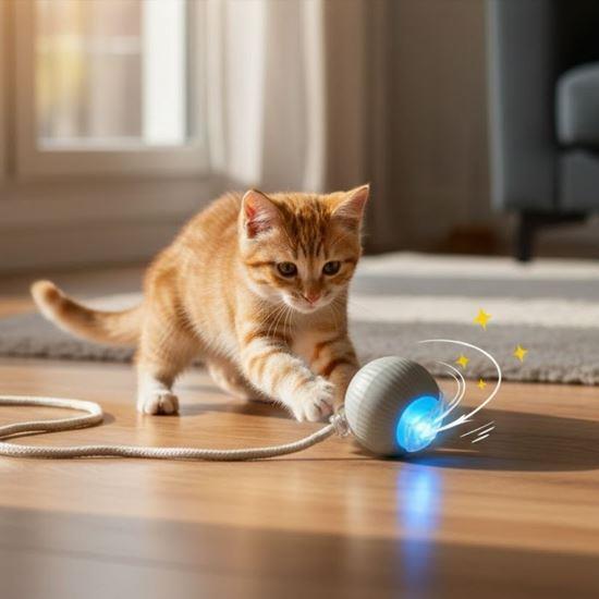 Obrázek z Nabíjecí pohyblivý míček pro zvířata