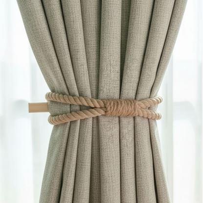 Obrázek Dekorativní spona na závěs lano