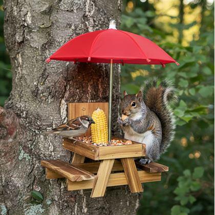 Obrázek z Dřevěné krmítko