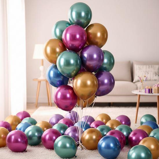 Obrázek z Metalické balónky 50 ks