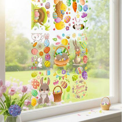 Obrázek z Velká sada velikonočních samolepek na okno 9 archů