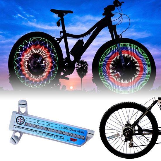 Obrázek z LED světlo do výpletu kola