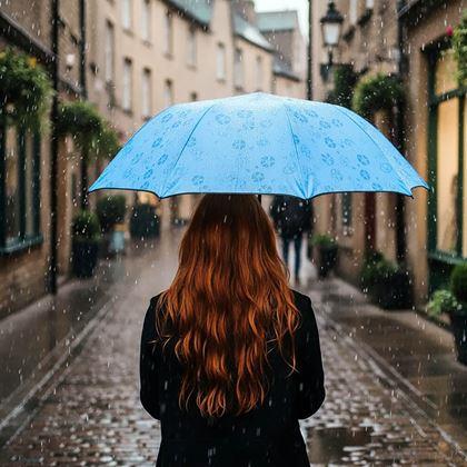 Obrázek z Magický deštník skládací - modrý