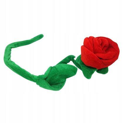 Obrázek z Plyšová červená růže