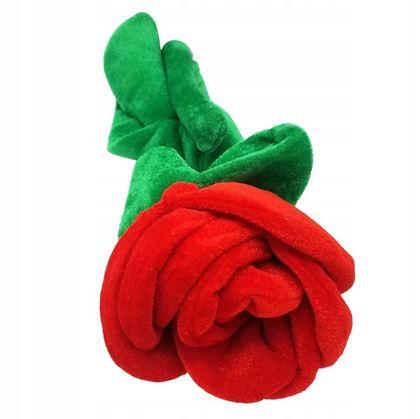 Obrázek z Plyšová červená růže