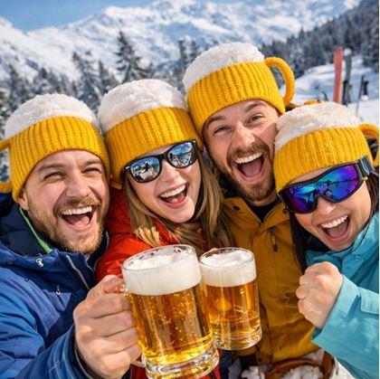 Obrázek z Pletená čepice - půllitr s uchem