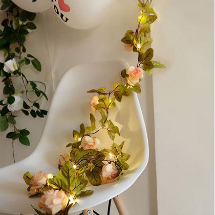 Obrázek z LED světelný řetěz 2 m - růže