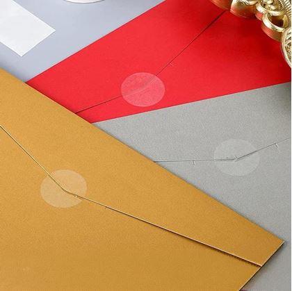 Obrázek z Samolepicí průhledná kolečka 500 ks