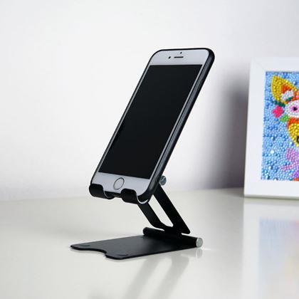 Obrázek z Kovový držák na mobil - černý