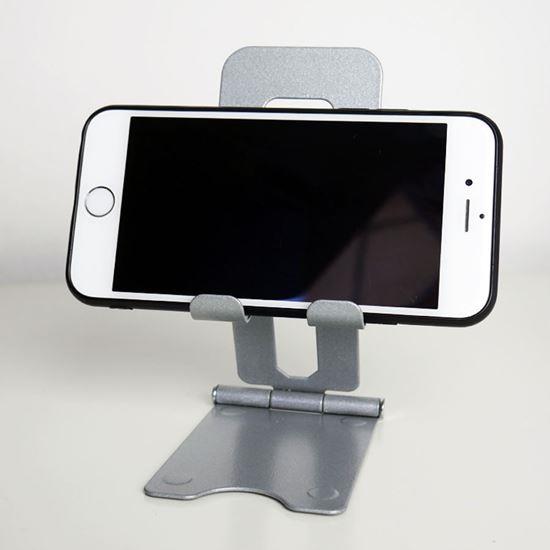 Obrázek z Kovový držák na mobil - stříbrný