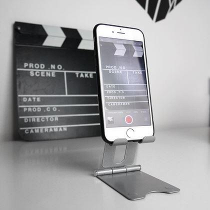 Obrázek z Kovový držák na mobil - stříbrný