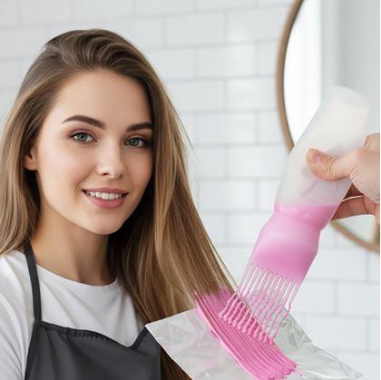 Obrázek z Aplikátor s hřebenem na barvení vlasů a vlasové masky