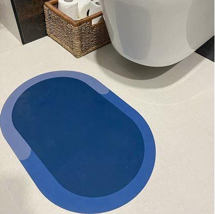 Obrázek z Rychleschnoucí koupelnová předložka 78x48 cm