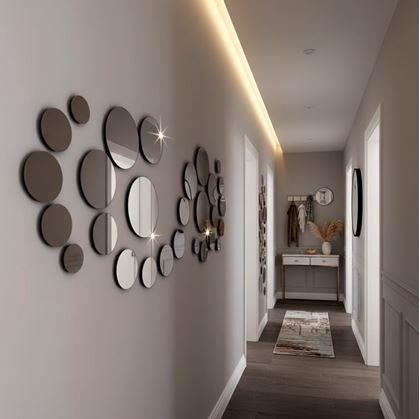 Obrázek z Nálepky na zeď/zrcadlo - kolečka 32 ks