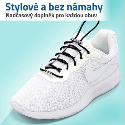 Obrázek z Rychlozavazovací tkaničky - bílé