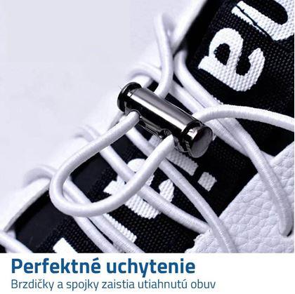 Obrázek z Rychlozavazovací tkaničky - bílé