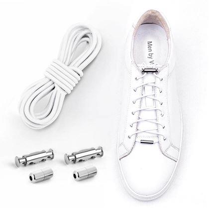 Obrázek z Rychlozavazovací tkaničky - bílé