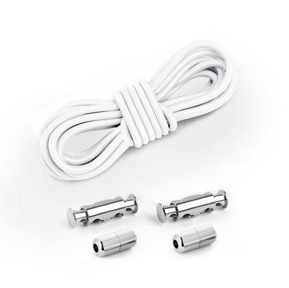 Obrázek z Rychlozavazovací tkaničky - bílé