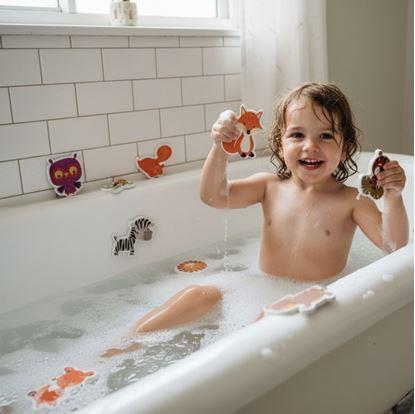 Obrázek Pěnová zvířátka do vany 15 ks