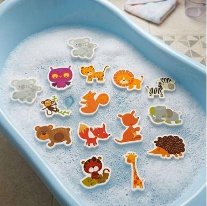 Obrázek Pěnová zvířátka do vany 15 ks